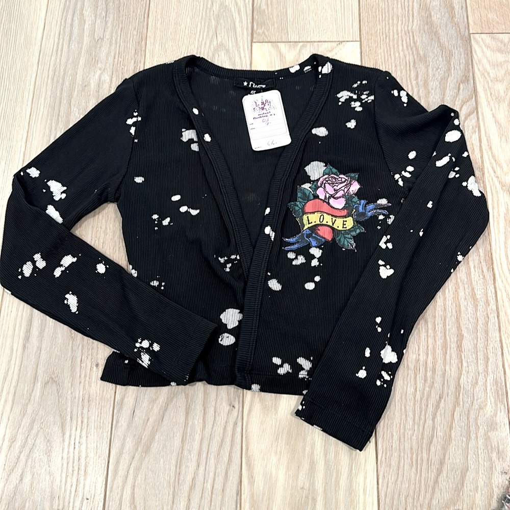 NWT Flowers By Zoe Cardigan Jacket 6x